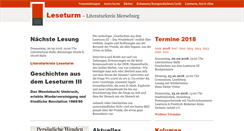 Desktop Screenshot of leseturm.net